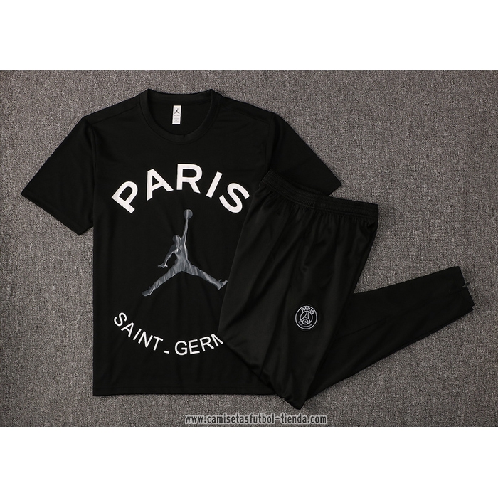 Chandal del Paris Saint-Germain 2021 2022 Manga Corta Negro